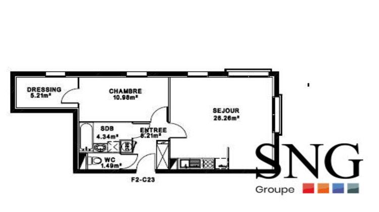 Ma-Cabane - Location Appartement Anzin, 53 m²