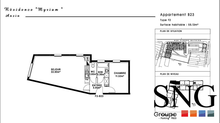 Ma-Cabane - Location Appartement Anzin, 52 m²