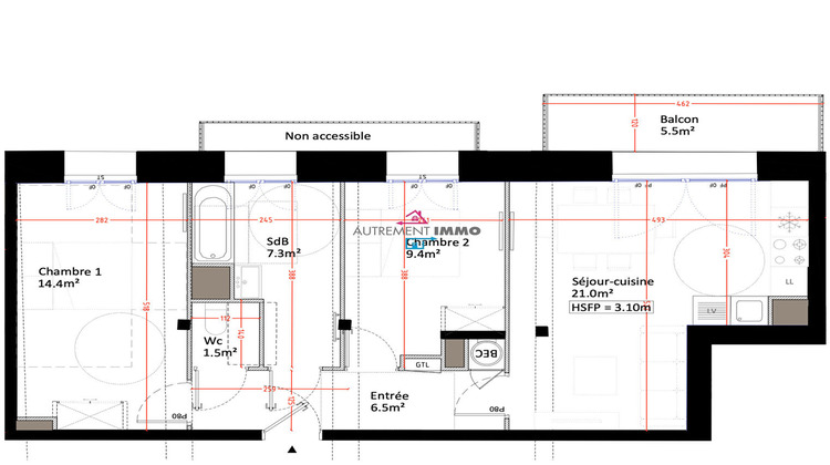 Ma-Cabane - Location Appartement ARRAS, 60 m²