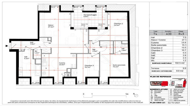 Ma-Cabane - Location Appartement Arras, 102 m²