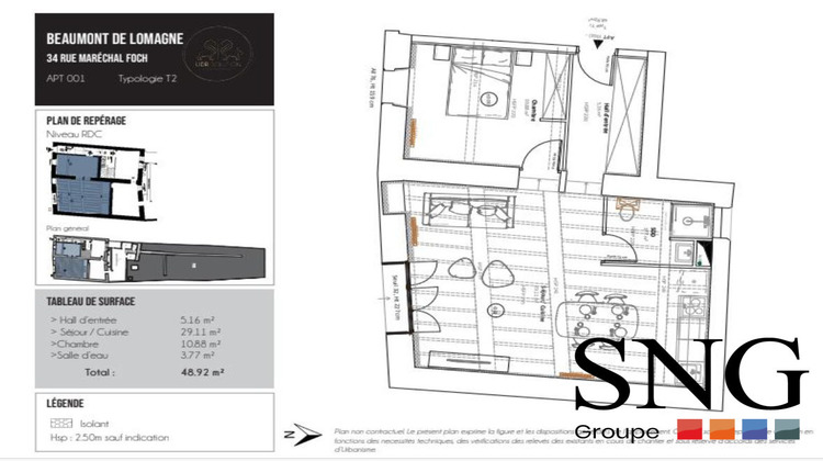 Ma-Cabane - Location Appartement Beaumont-de-Lomagne, 49 m²
