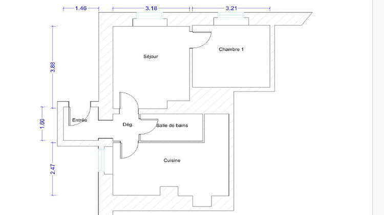 Ma-Cabane - Location Appartement BESANCON, 42 m²