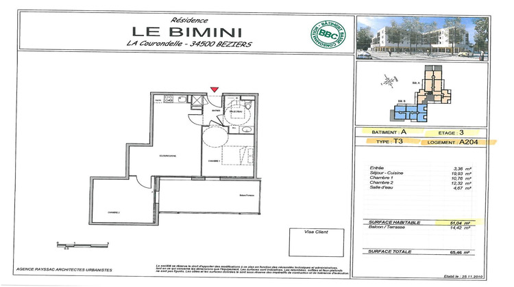 Ma-Cabane - Location Appartement BEZIERS, 51 m²