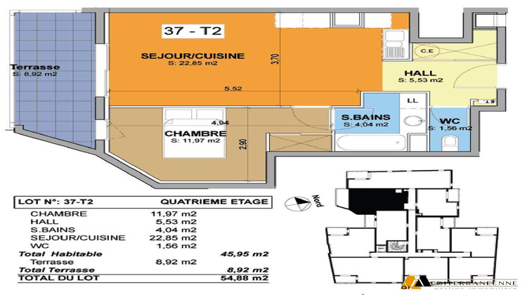 Ma-Cabane - Location Appartement BEZIERS, 45 m²