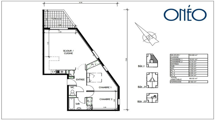 Ma-Cabane - Location Appartement Béziers, 67 m²