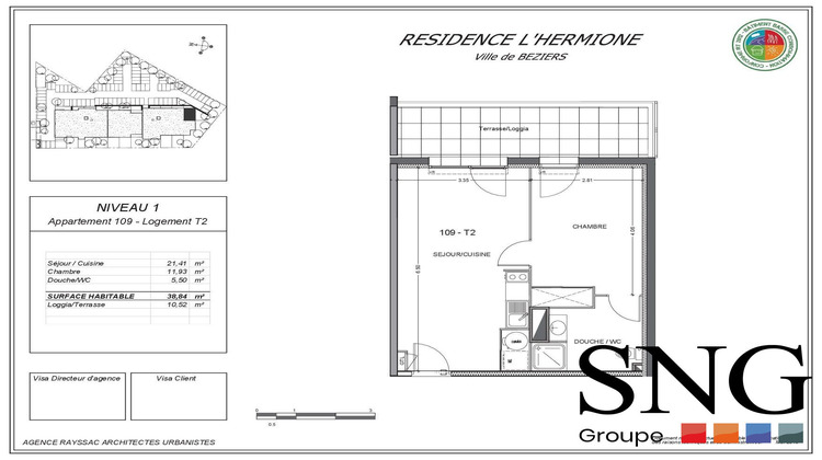 Ma-Cabane - Location Appartement Béziers, 39 m²