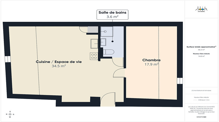 Ma-Cabane - Location Appartement BLAINVILLE-SUR-L'EAU, 31 m²