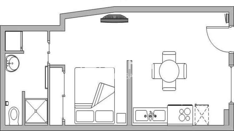 Ma-Cabane - Location Appartement Bordeaux, 30 m²