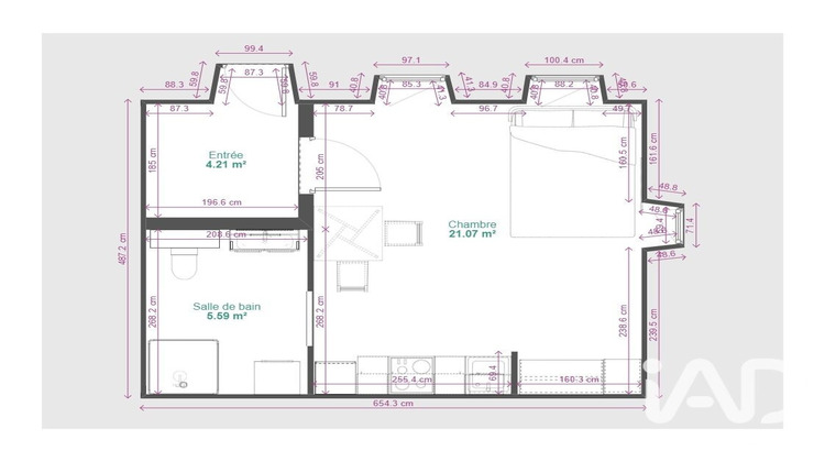 Ma-Cabane - Location Appartement Botans, 24 m²