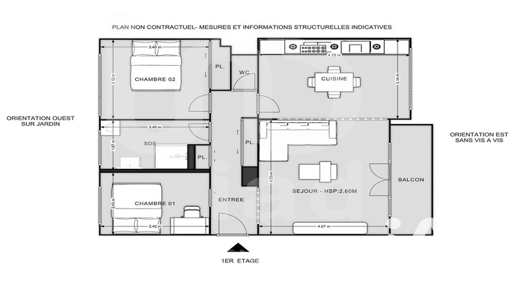 Ma-Cabane - Location Appartement Bougival, 72 m²