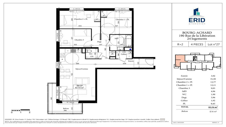 Ma-Cabane - Location Appartement BOURG-ACHARD, 82 m²