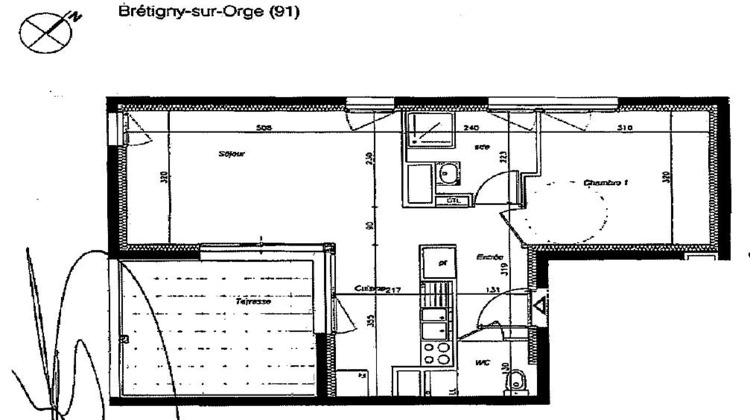 Ma-Cabane - Location Appartement BRETIGNY-SUR-ORGE, 44 m²