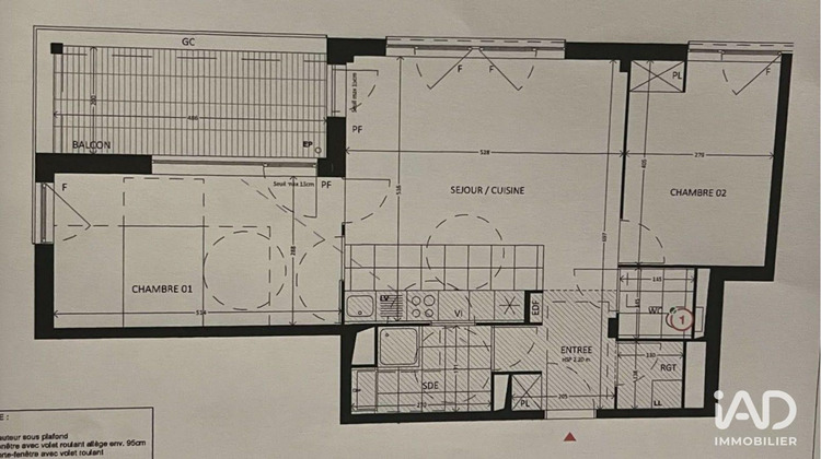 Ma-Cabane - Location Appartement Bussy-Saint-Georges, 66 m²