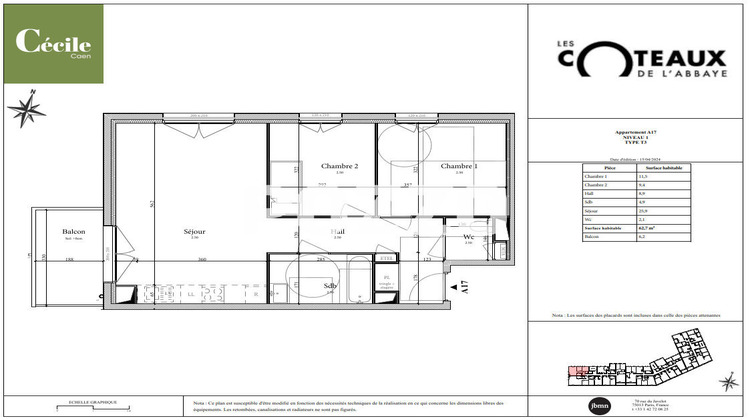 Ma-Cabane - Location Appartement CAEN, 62 m²