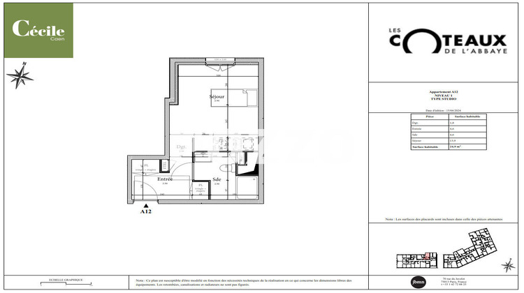 Ma-Cabane - Location Appartement CAEN, 24 m²