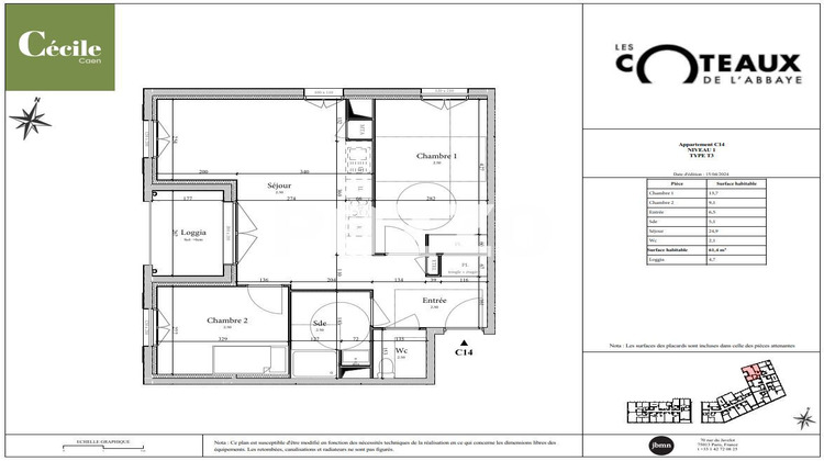 Ma-Cabane - Location Appartement CAEN, 61 m²