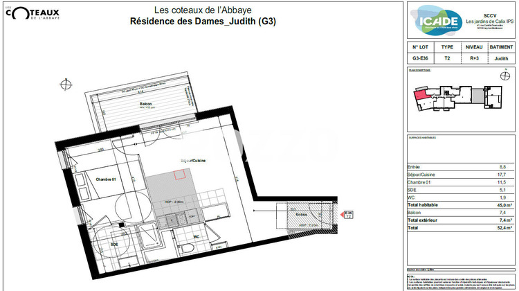 Ma-Cabane - Location Appartement CAEN, 45 m²