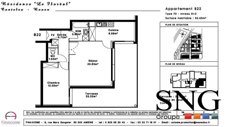 Ma-Cabane - Location Appartement Canteleu, 51 m²