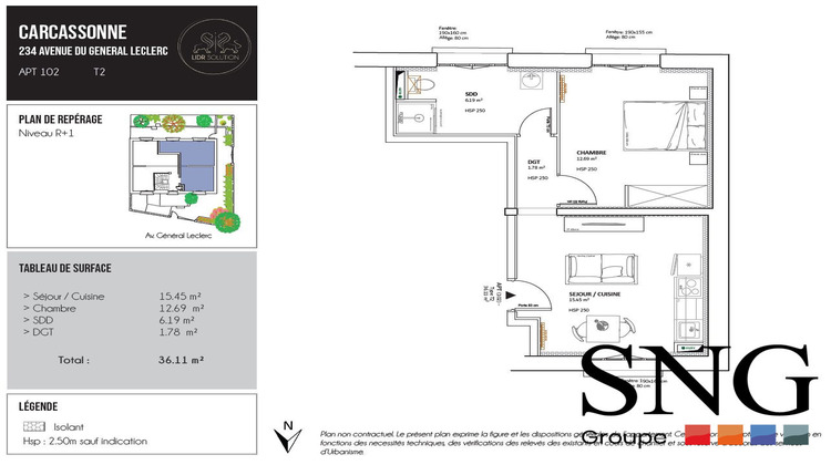 Ma-Cabane - Location Appartement Carcassonne, 36 m²