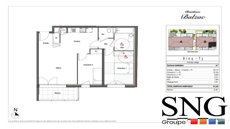 Ma-Cabane - Location Appartement Carpentras, 62 m²