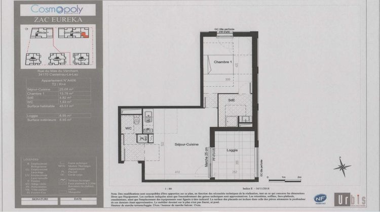 Ma-Cabane - Location Appartement Castelnau-le-Lez, 45 m²