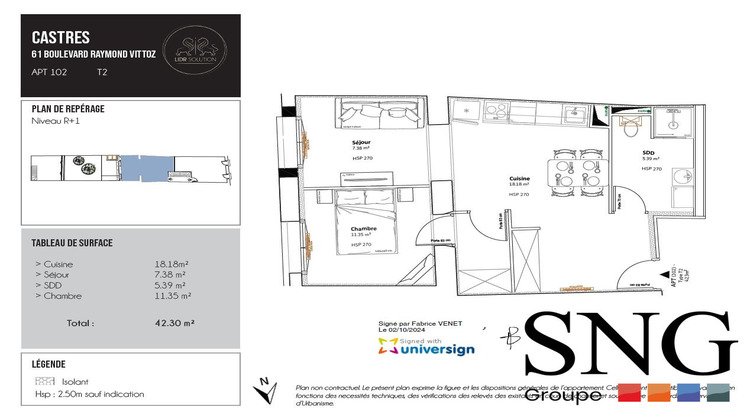 Ma-Cabane - Location Appartement Castres, 42 m²