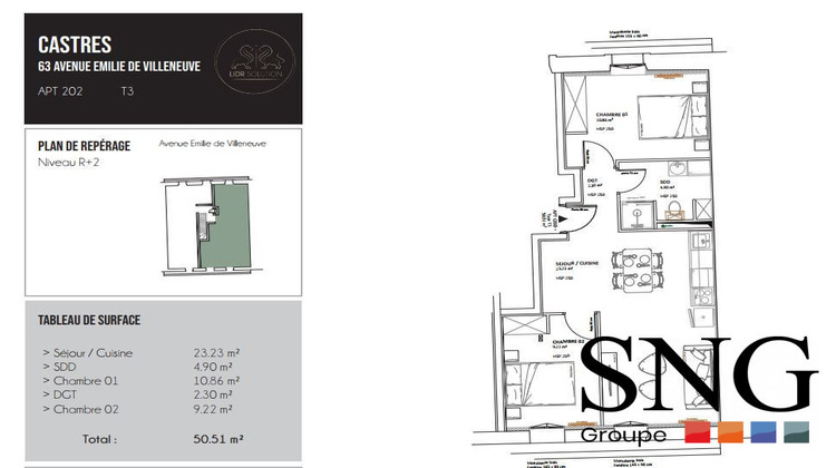 Ma-Cabane - Location Appartement Castres, 50 m²