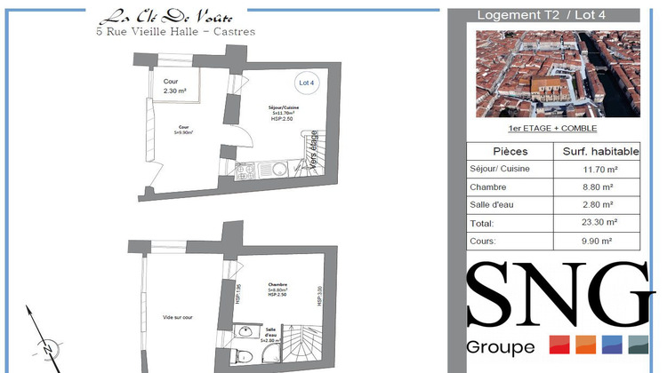 Ma-Cabane - Location Appartement Castres, 23 m²