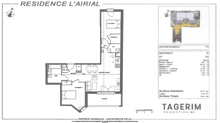 Ma-Cabane - Location Appartement CENON, 66 m²