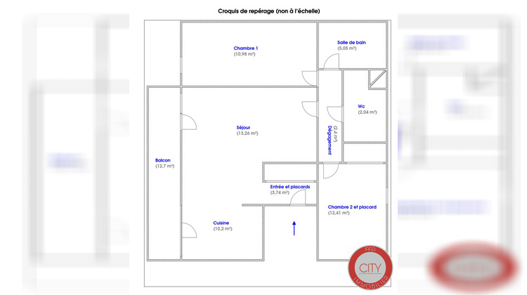 Ma-Cabane - Location Appartement Cergy, 60 m²
