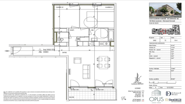Ma-Cabane - Location Appartement CLERMONT-FERRAND, 75 m²