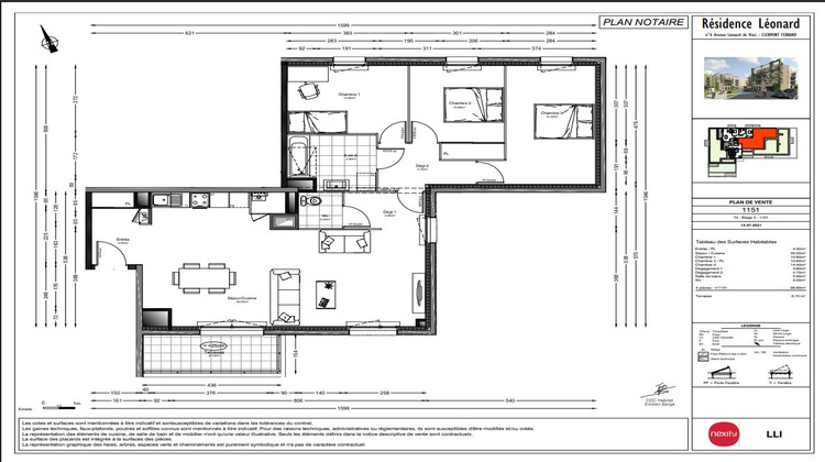 Ma-Cabane - Location Appartement CLERMONT-FERRAND, 96 m²