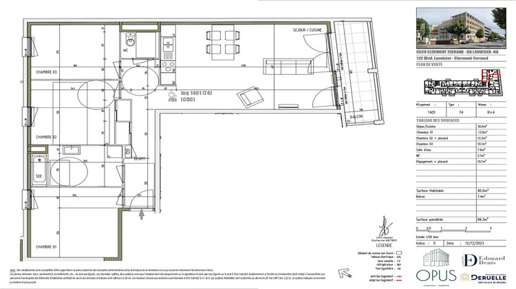 Ma-Cabane - Location Appartement CLERMONT-FERRAND, 85 m²