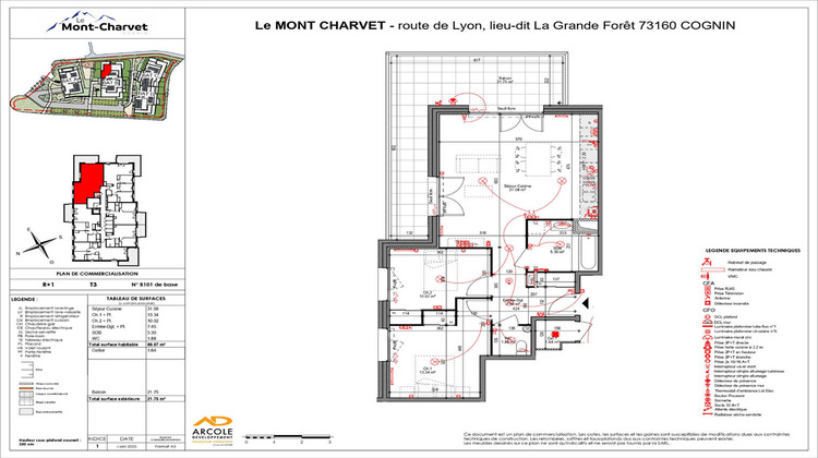 Ma-Cabane - Location Appartement COGNIN, 69 m²