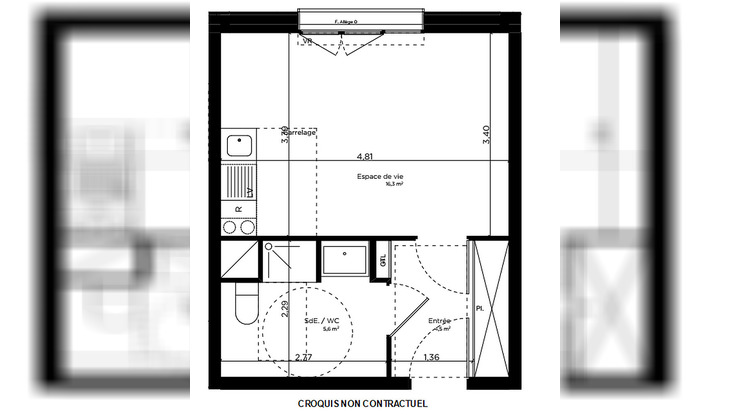 Ma-Cabane - Location Appartement COLOMBES, 26 m²