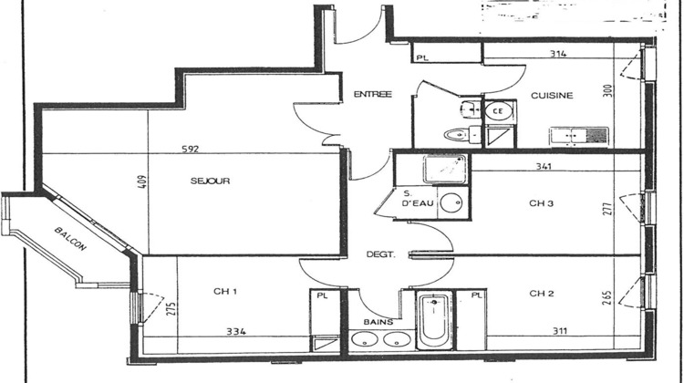 Ma-Cabane - Location Appartement COURBEVOIE, 85 m²
