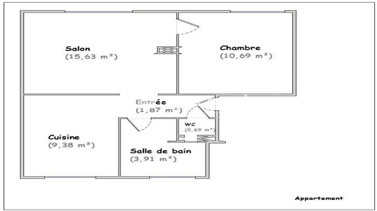 Ma-Cabane - Location Appartement Creutzwald, 40 m²