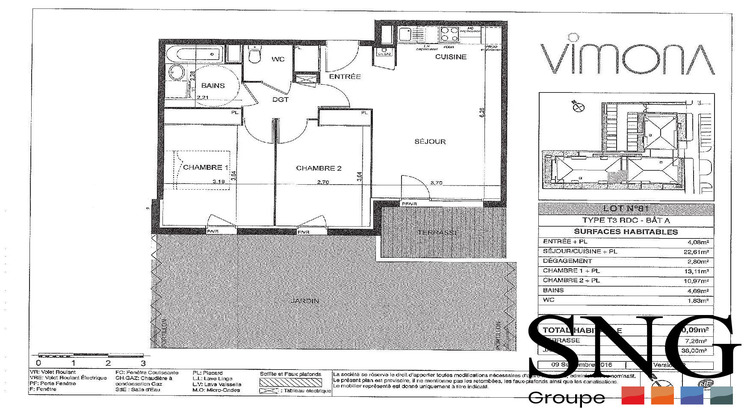 Ma-Cabane - Location Appartement Cugnaux, 58 m²