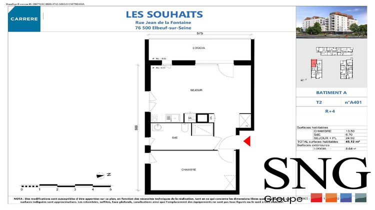 Ma-Cabane - Location Appartement Elbeuf, 45 m²