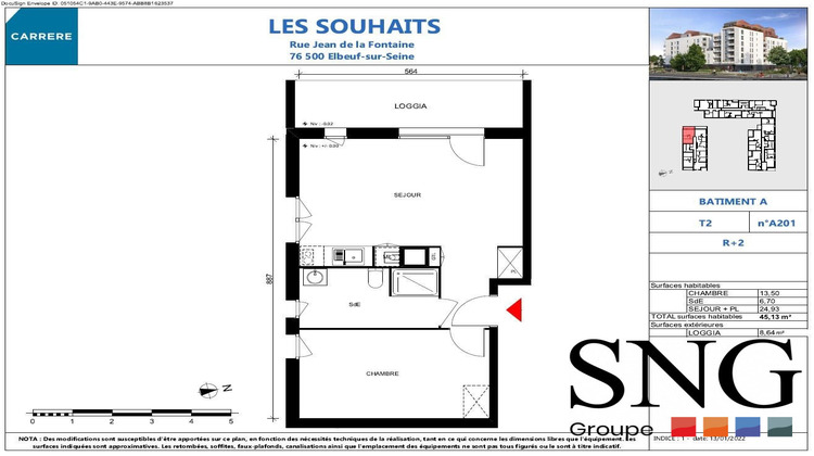 Ma-Cabane - Location Appartement Elbeuf, 45 m²
