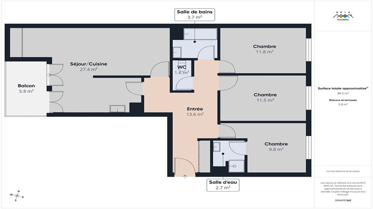 Ma-Cabane - Location Appartement ESSEY-LES-NANCY, 84 m²