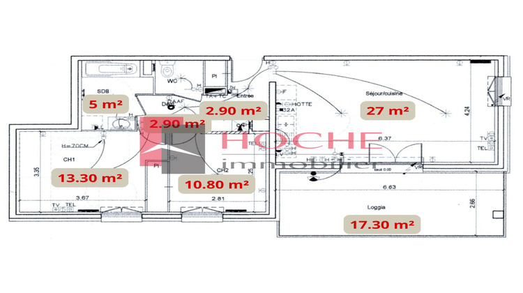 Ma-Cabane - Location Appartement EYBENS, 65 m²