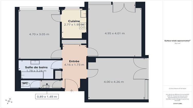 Ma-Cabane - Location Appartement FORBACH, 73 m²