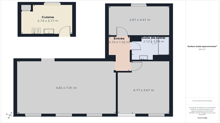 Ma-Cabane - Location Appartement FORBACH, 87 m²