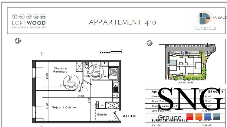 Ma-Cabane - Location Appartement Gisors, 41 m²
