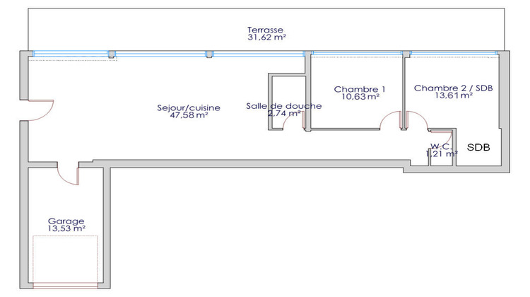 Ma-Cabane - Location Appartement Golfe Juan, 75 m²