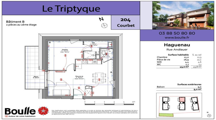 Ma-Cabane - Location Appartement Haguenau, 45 m²