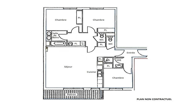 Ma-Cabane - Location Appartement LA GARENNE-COLOMBES, 89 m²