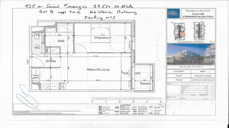 Ma-Cabane - Location Appartement LA RICHE, 43 m²