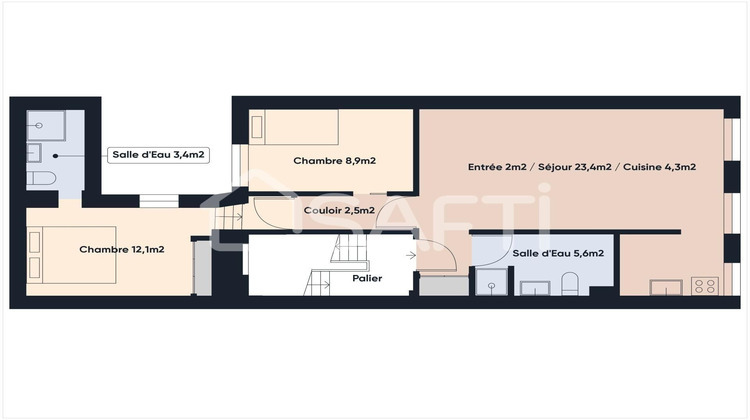 Ma-Cabane - Location Appartement La Rochelle, 62 m²